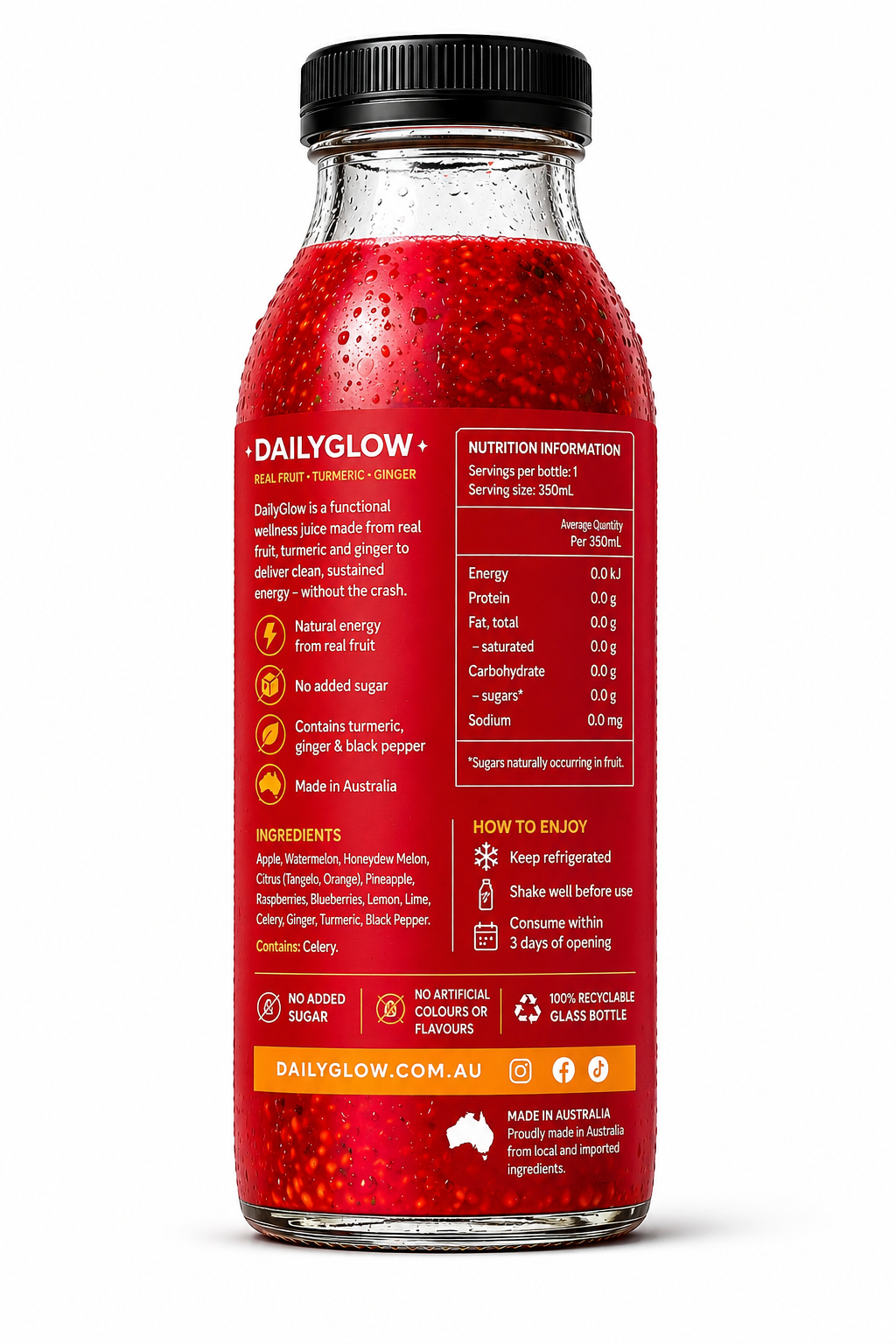 DailyGlow - Real Fruit Energy Without The Crash
