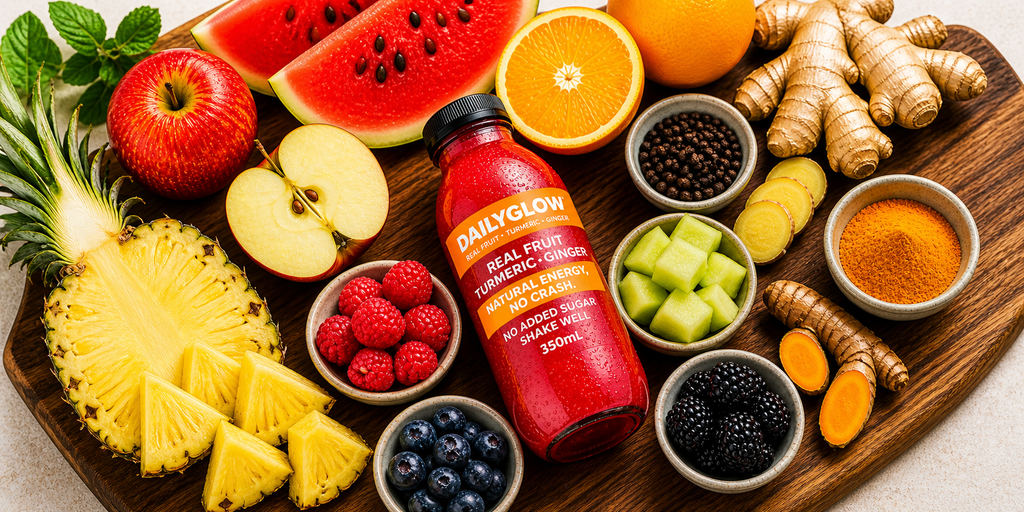 DailyGlow - Real Fruit Energy Without The Crash